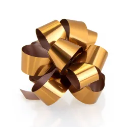 Metallic Copper Pull-bow Ribbon